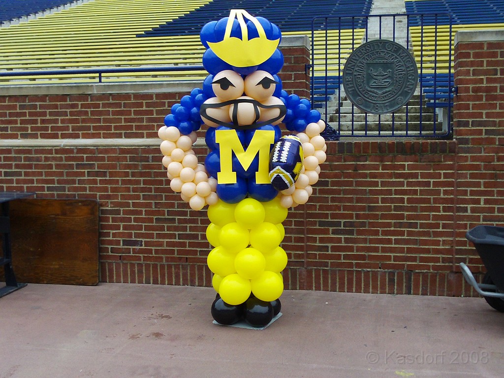 BHGH 2009 0351.jpg - The Big House Big Heat 5 and 10 K race. October 4, 2009 run in Ann Arbor Michigan finishes on the 50 yard line of the University of Michigan stadium.
